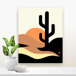 Desert Cactus landscape Desert Cactus Landscape
