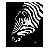 zebra art