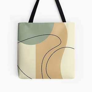 abstract tote bags