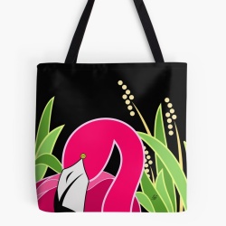 flamingo totebags